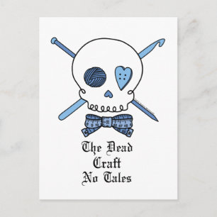The Dead Craft No Tales (Blue) Postcard