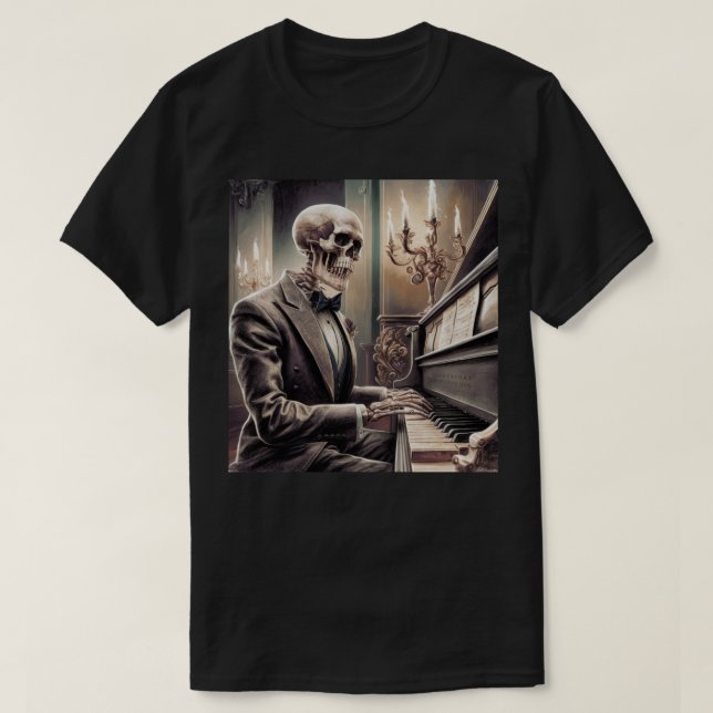 The Dead Pianist T-Shirt (Design Front)