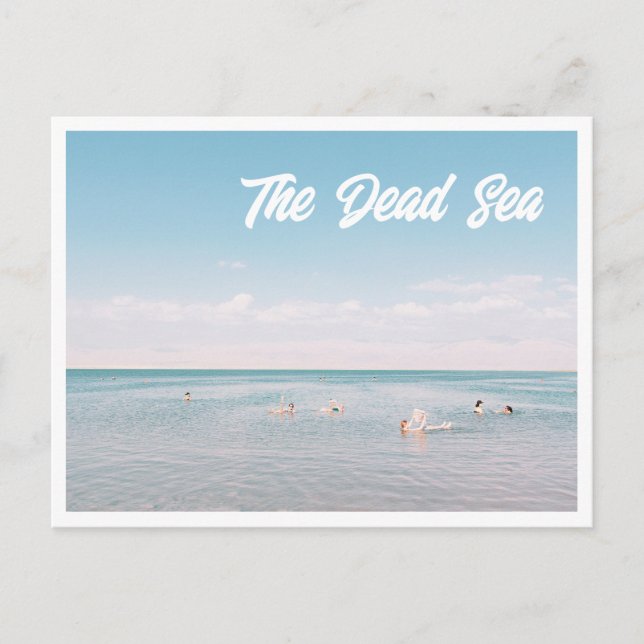 The Dead Sea Israel Photo Postcard (Front)