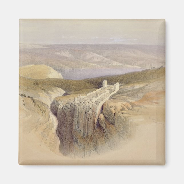 The Dead Sea looking towards Moab, Volume II Magnet (Front)