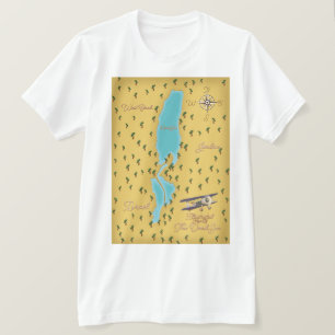 The Dead Sea vintage map T-Shirt