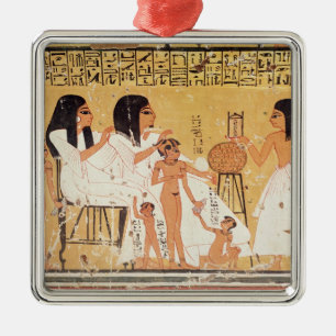 The dead, their family and their servants metal tree decoration