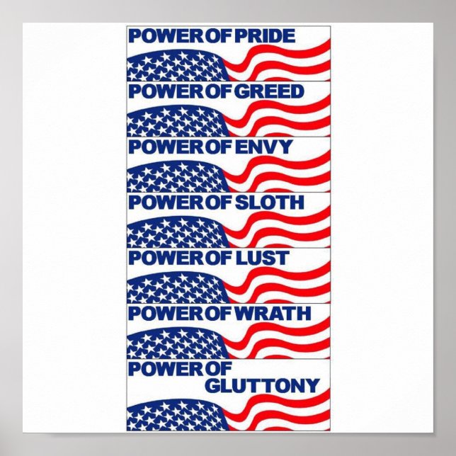 The Deadly Sins Poster (Front)