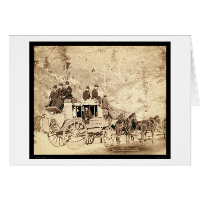 The Deadwood Stagecoach Black Hills SD 1889 (Front Horizontal)