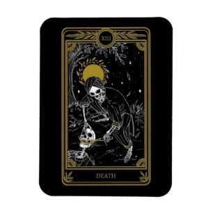 The Death Card Tarot Card Magnet