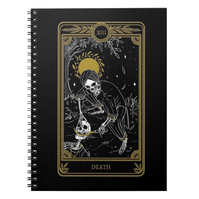 The Death Card Tarot Card Notebook Collection (Front)