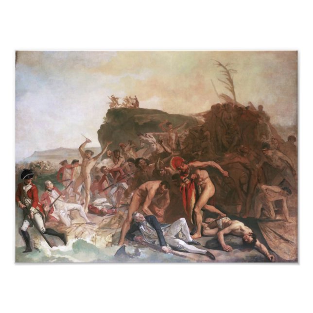The Death of Captain Cook 12"x16" poster (Front)