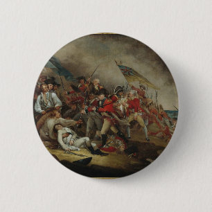 The Death Of General Warren At Bunker Hill 6 Cm Round Badge