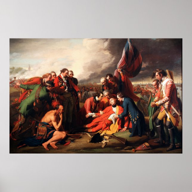 The Death of General Wolfe by Benjamin West 1770 Poster (Front)