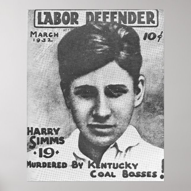 The Death of Harry Simms Poster (Front)