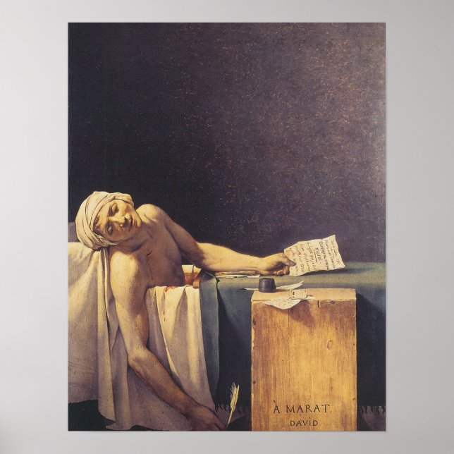 The Death of Marat Poster (Front)