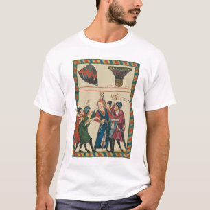 The Death Of Reinmar von Brennenberg Mediaeval Art T-Shirt