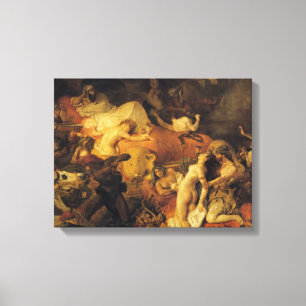The Death Of Sardanapalus Canvas Print