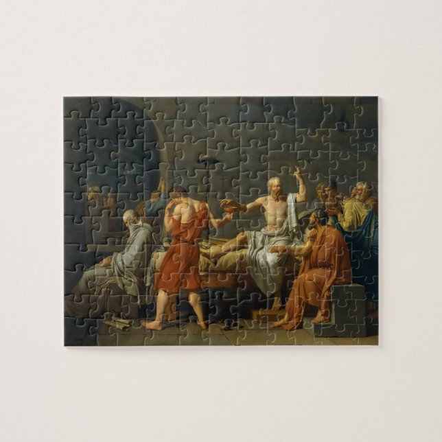 The Death of Socrates by Jacques-Louis David 1787 Jigsaw Puzzle (Horizontal)