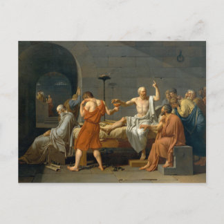The Death of Socrates by Jacques-Louis David Postcard