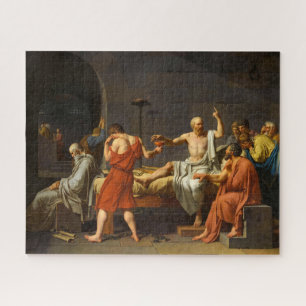 The Death of Socrates, La Mort de Socrate, 1787 Jigsaw Puzzle