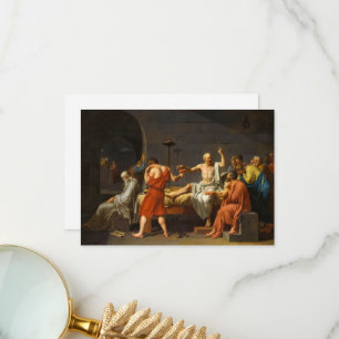 The Death of Socrates, La Mort de Socrate, 1787 Thank You Card