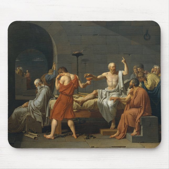 The Death Of Socrates Mouse Mat (Front)