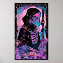 The Death Tarot Card Witchy Poster