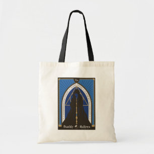 The Deathly Hallows Cloak, Wand, & Stone Tote Bag