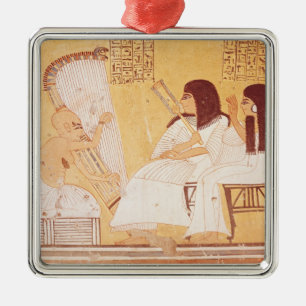 The deceased and his wife metal tree decoration