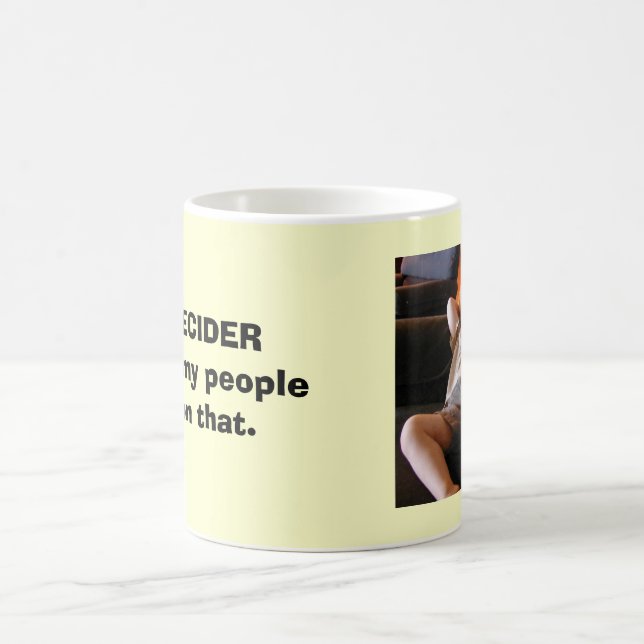 THE DECIDER COFFEE MUG (Center)