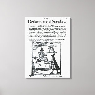 The Declaration and Standard of the Levellers Canvas Print