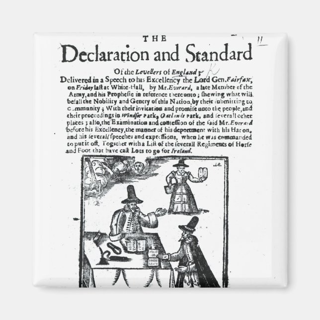 The Declaration and Standard of the Levellers Magnet (Front)
