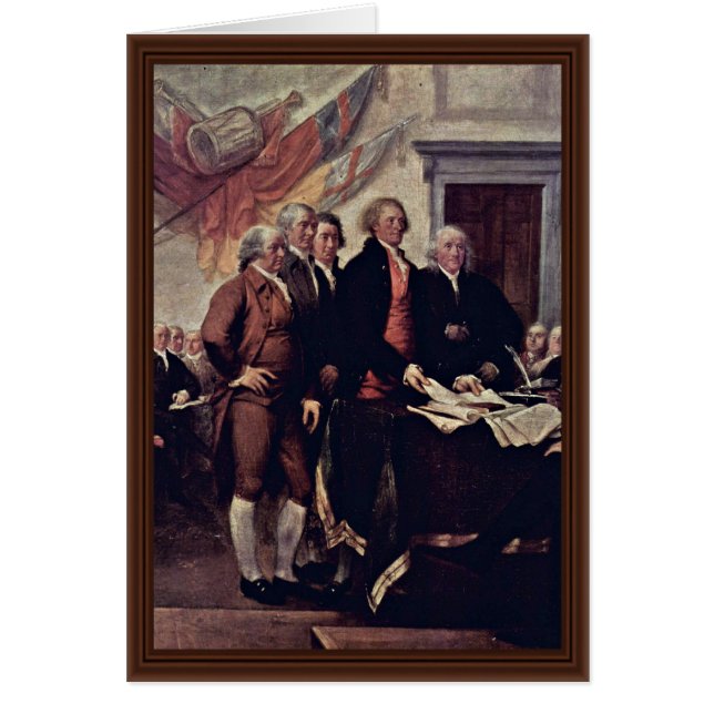 The Declaration Of Independence Detail By Trumbull (Front)