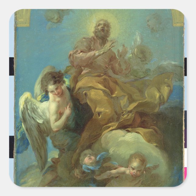 The Declaration of St. Isidor Square Sticker (Front)