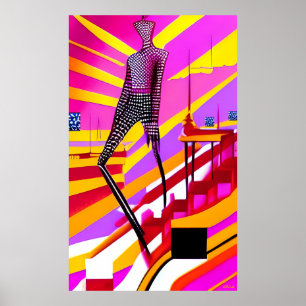 The Declension of Slick-Slax on the Escalator Poster