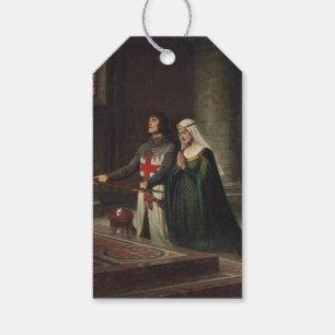 The Dedication (Mediaeval Knight and His Lady) Gift Tags