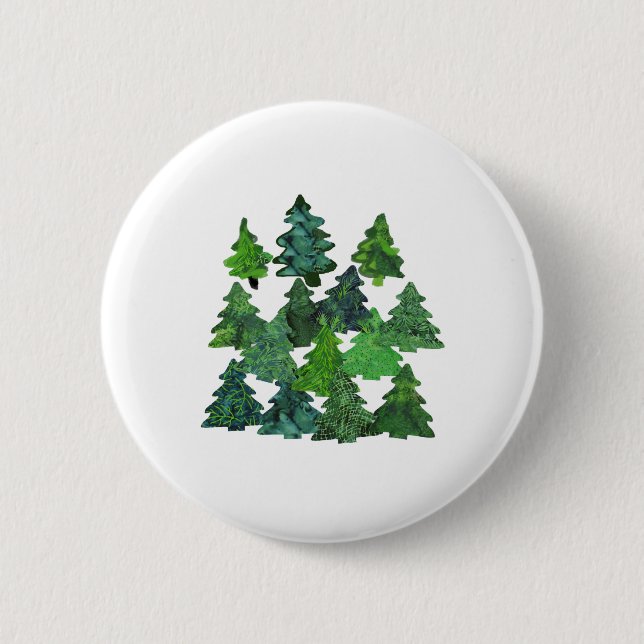 THE DEEP FOREST 6 CM ROUND BADGE (Front)