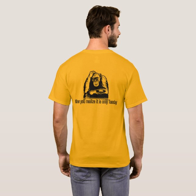 The Deep Thinker's Dilemma T-Shirt (Back Full)