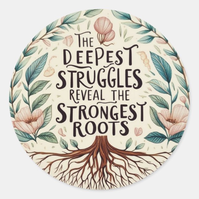 The Deepest Struggles Stickers (Front)