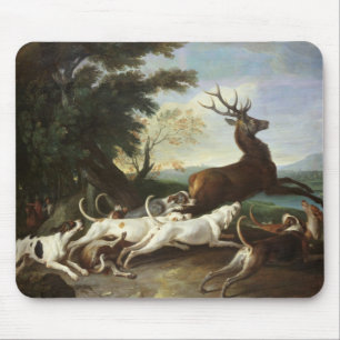 The Deer Hunt, 1718 Mouse Mat