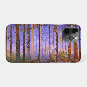 The Deer’s Secret Path  -  Wide Woodland Landscape iPhone 11 Pro Case