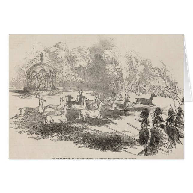 The Deer Shooting at Gotha (Front Horizontal)
