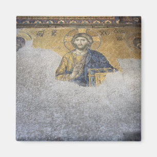The Deesis Mosiac Upper Gallery Hagia Sophia Magnet