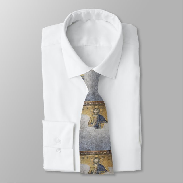 The Deesis Mosiac Upper Gallery Hagia Sophia Tie (Tied)