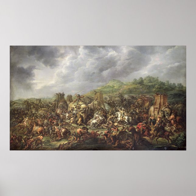 The Defeat of Porus by Alexander the Great Poster (Front)