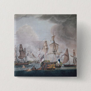 The Defeat of the Combined Forces 15 Cm Square Badge