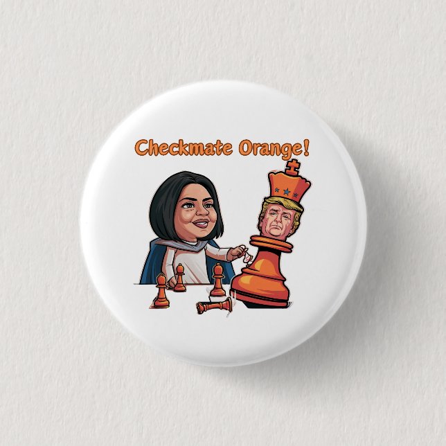 The Defeat Of The Orange King 3 Cm Round Badge (Front)