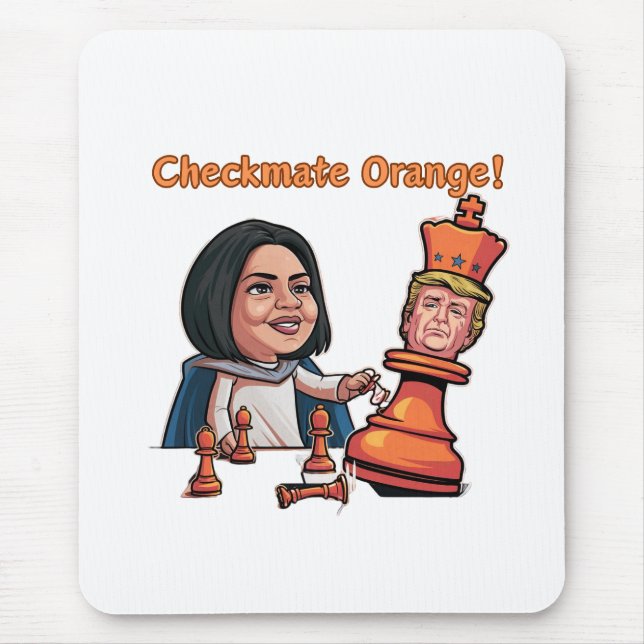 The Defeat Of The Orange King Mouse Mat (Front)