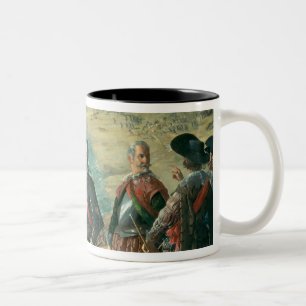 The Defence of Cadiz against the English, 1634 Two-Tone Coffee Mug