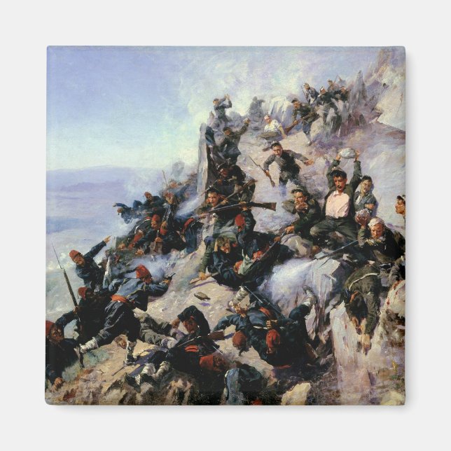 The Defence of the Eagle Aerie Magnet (Front)