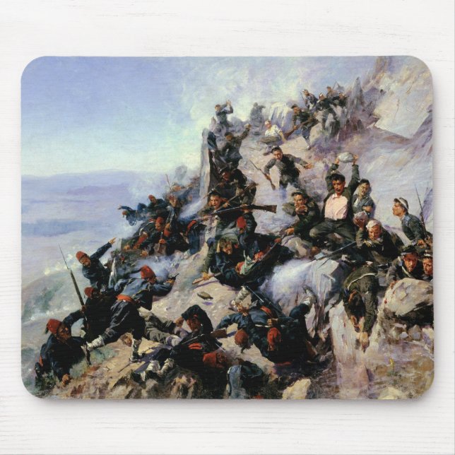 The Defence of the Eagle Aerie Mouse Mat (Front)