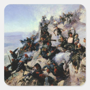 The Defence of the Eagle Aerie Square Sticker