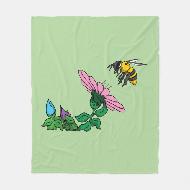 The Defender Fleece Blanket (Front)