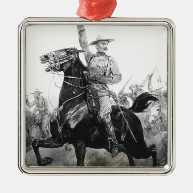 The Defender of Mafeking Metal Tree Decoration (Front)